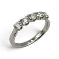 Anello Casciola Gioielli Donna VERETTA in Oro bianco Diamante ANVR066